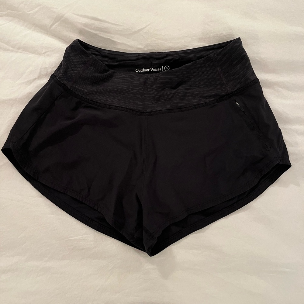 Outdoor Voices Women's Black Shorts